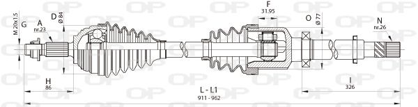 OPEN PARTS Veovõll DRS6401.00